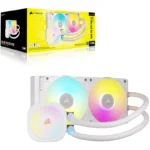 Water Cooler Corsair iCUE LINK TITAN 240 RX RGB 240 mm Branco - Image 2