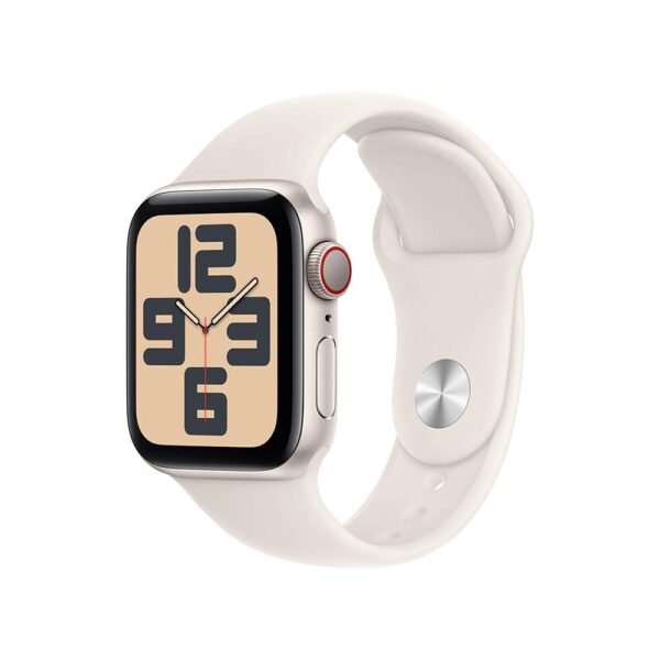 Apple Watch SE (2024) GPS + Cellular 40mm Alumínio Luz das Estrelas c/ Bracelete Desportiva Luz das Estrelas - Medium/Large