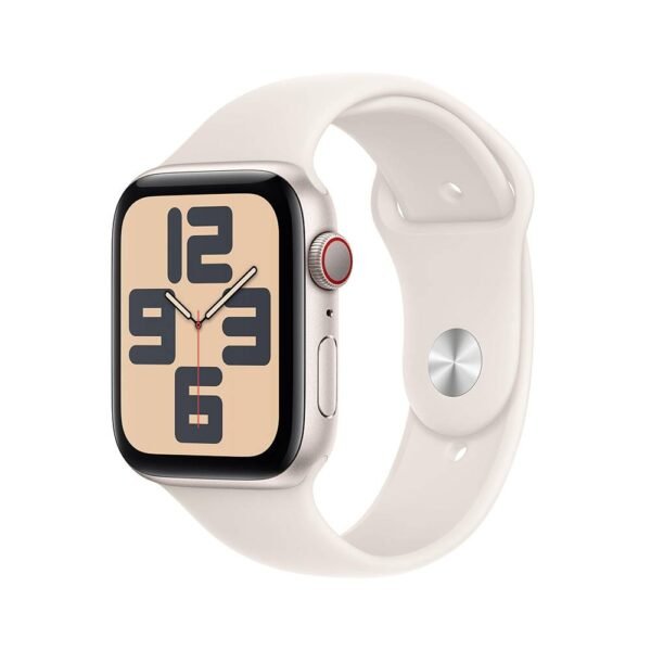 Apple Watch SE (2024) GPS + Cellular 44mm Alumínio Luz das Estrelas c/ Bracelete Desportiva Luz das Estrelas - Small/Medium