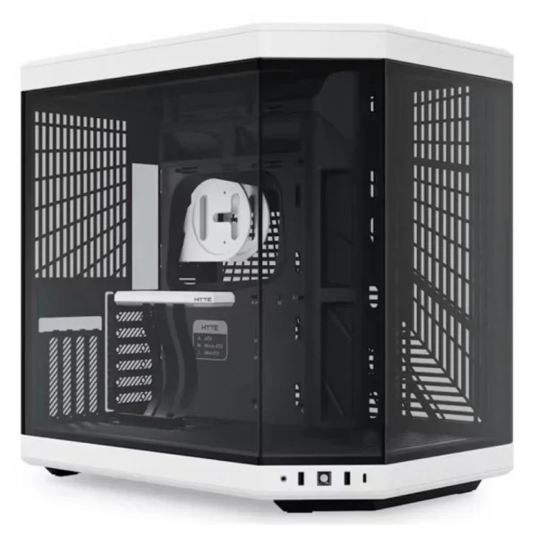 Caixa ATX Hyte Y70 Vidro Temperado Preto/Branco