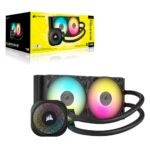 Water Cooler CPU Corsair iCue Link Titan 240 RX RGB 240mm Preto - Image 2
