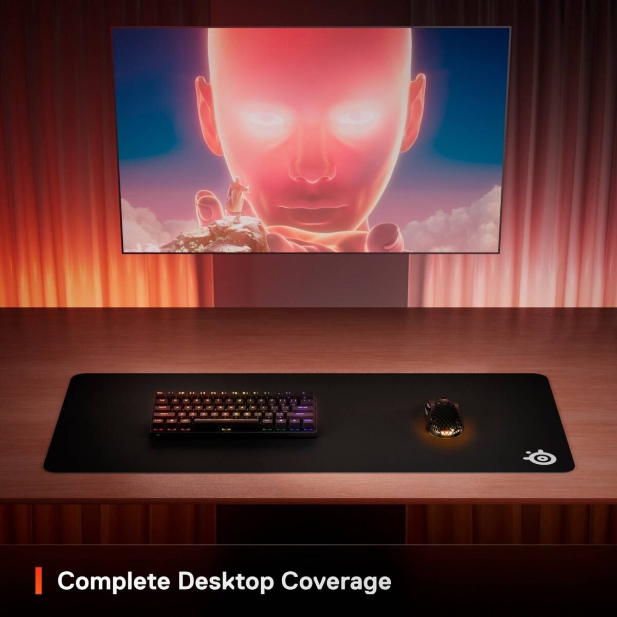 Tapete de Rato (Mousepad) SteelSeries QcK XXL Preto - Image 4