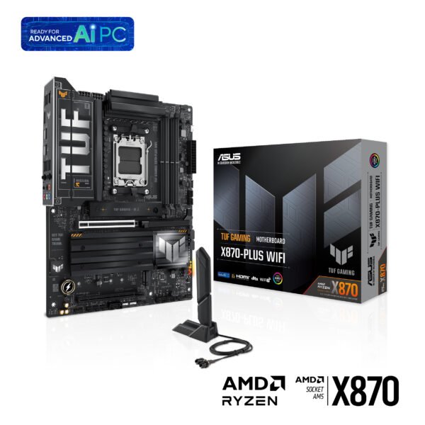 Motherboard ASUS TUF GAMING X870-PLUS WIFI AMD X870 Socket AM5 ATX