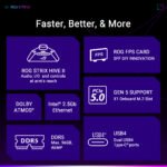 Motherboard ASUS ROG STRIX X870-I GAMING WIFI AMD X870 Socket AM5 mini ITX - Image 6