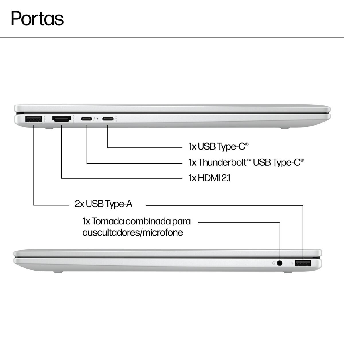 Portátil HP Envy X360 16-ac0002np 16'' WUXGA Ultra 7 155U 16GB 1TB W11H - Image 10