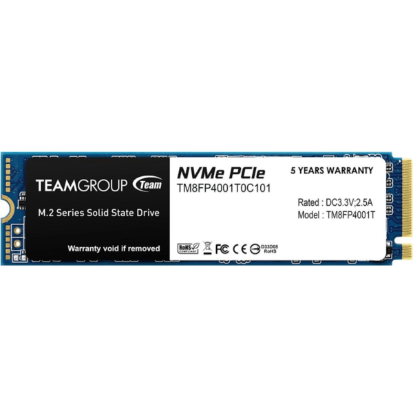 Disco SSD Team Group MP34 1TB M.2 NVMe (3400/2900MB/s)