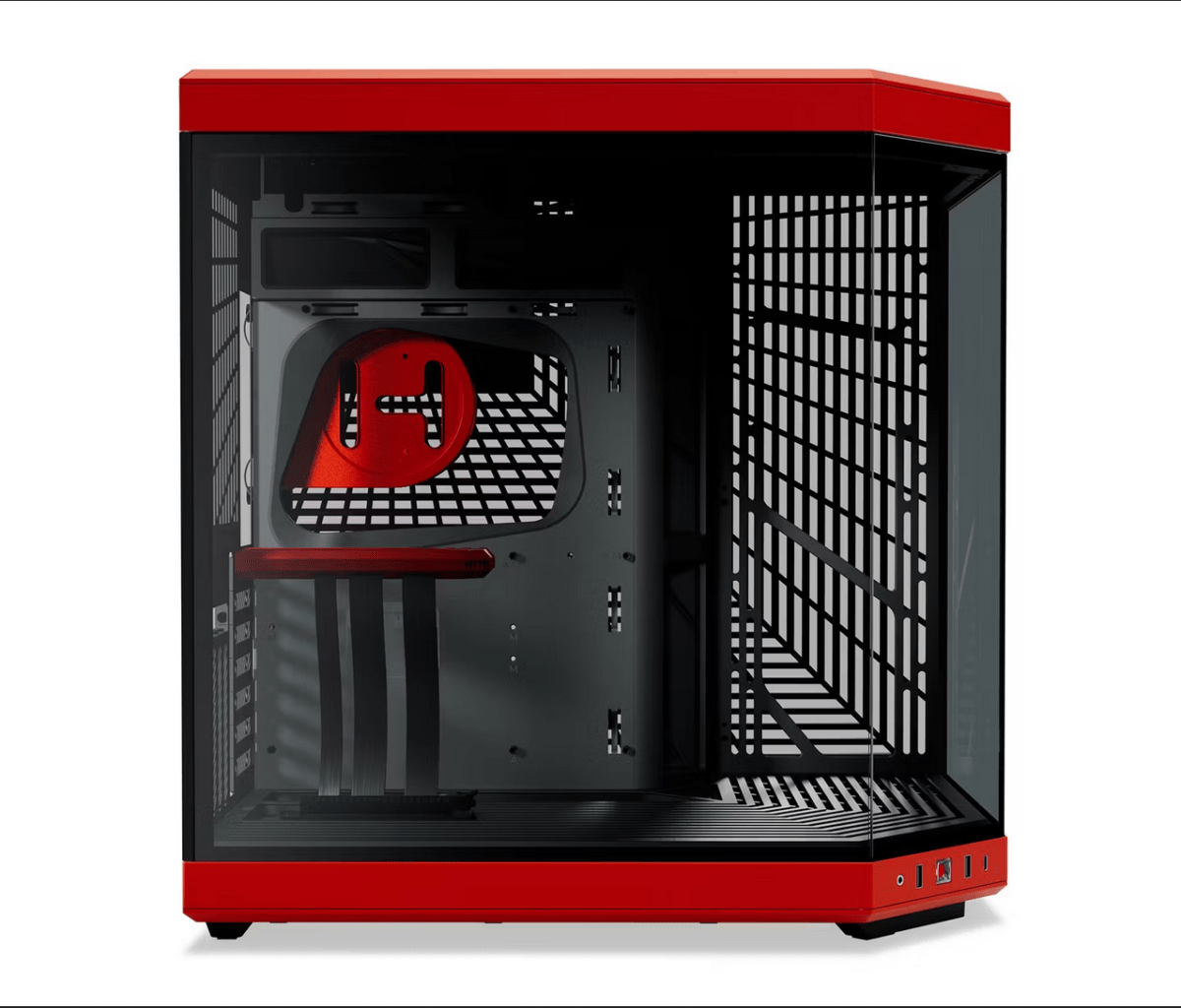 Caixa ATX Hyte Y70 Vidro Temperado Preto/Vermelho - Image 3