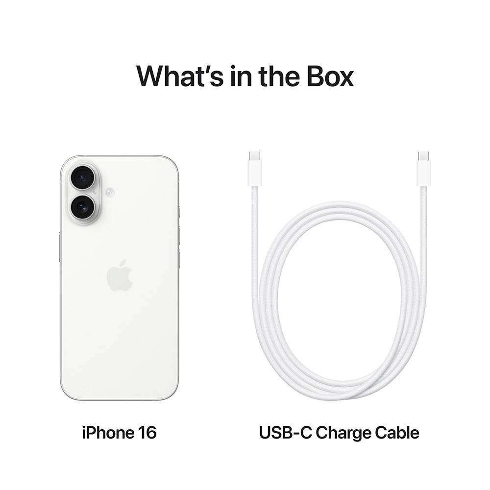 Smartphone Apple iPhone 16 6.1" 128GB Branco - Image 2