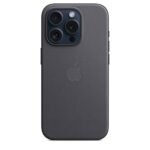 Capa em Tecido Apple iPhone 15 Pro Max FineWoven com MagSafe Preta - Image 2