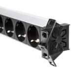 Régua Salicru SPS 12F PDU Tomadas IEC 10A c/ Switch On/Off + Surge Protector Preta p/ Rack 19" - Image 2