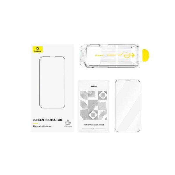 Kit Baseus Iphone 16 PRO MAX Capa + Pelicula + Carregador 45W