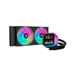 Water Cooler DeepCool LP240 ARGB com Display Matrix 240mm Preto