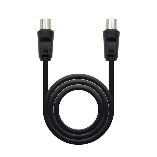 Cabo Coaxial Antena Analógico 1.8m Preto