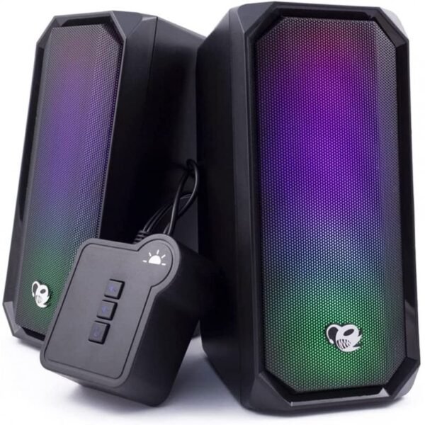 Colunas CoolBox DeepGaming R205 2.0 Bluetooth 6W