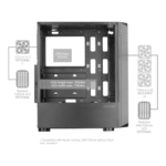 Caixa ATX Mars Gaming MCTOR Preta Vidro Temperado - Image 3