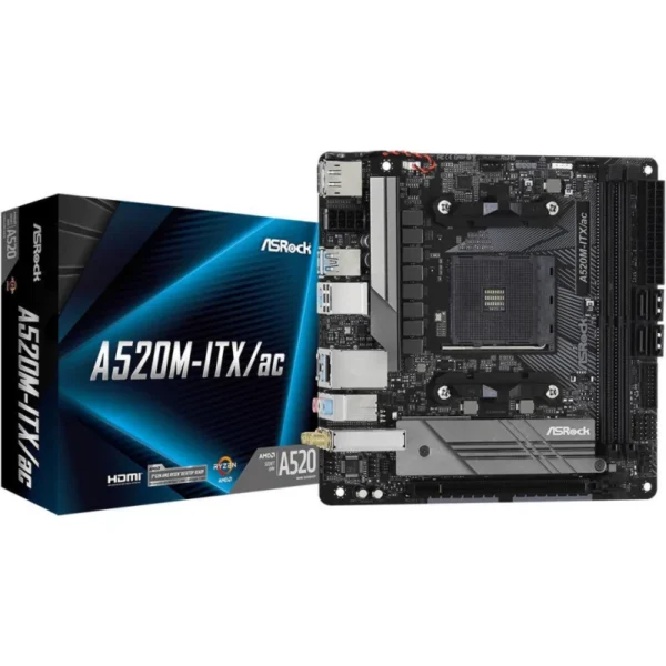 Motherboard ASRock A520M-ITX/AC AM4 micro ATX DDR4