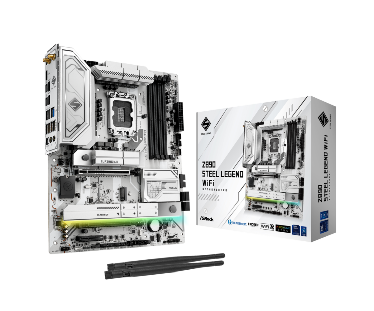 Motherboard ASRock Z890 Steel Legend WiFi LGA 1851 ATX DDR5 - Image 1