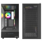 Caixa Montech ATX XR Mid TowerTempered Glass Preto - Image 3