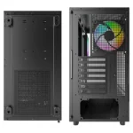 Caixa Montech ATX XR Mid TowerTempered Glass Preto - Image 2