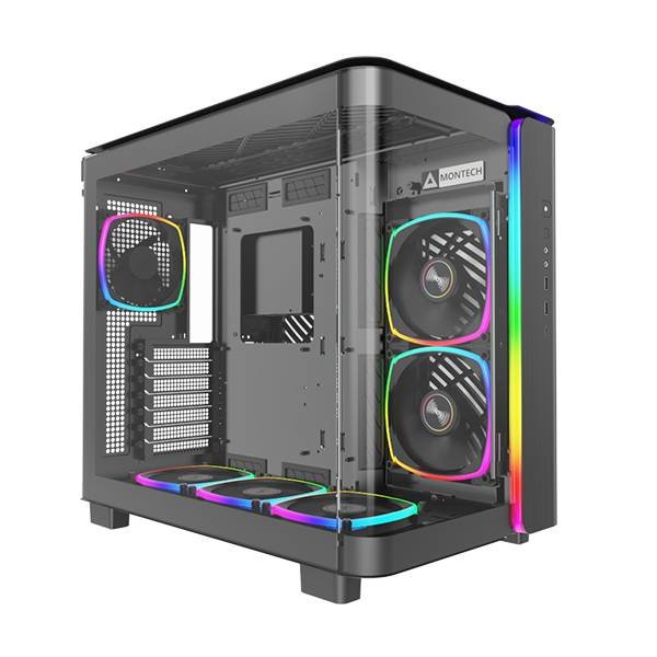 Caixa ATX Montech King 95 PRO Vidro Temperado Preta