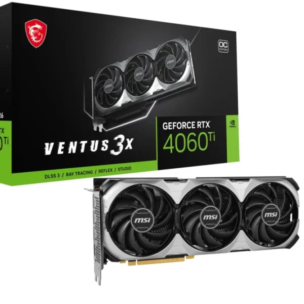 Placa Gráfica MSI GeForce RTX 4060 Ti VENTUS 3X OC 8 GB GDDR6 DLSS3