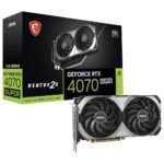 Placa Gráfica MSI GeForce RTX 4070 Super "Ada Lovelace" Ventus 2X OC Edition 12GB GDDR6X DLSS3