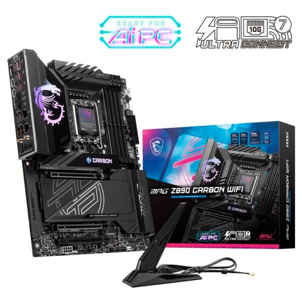 Motherboard ATX MSI MPG Z890 Carbon WiFi Skt1851