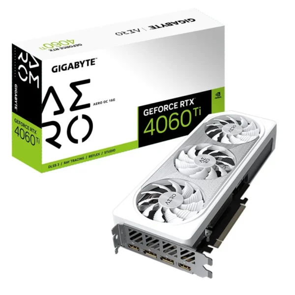 Placa Gráfica Gigabyte GeForce RTX 4060 Ti 16GB Aero OC 16 GB GDDR6