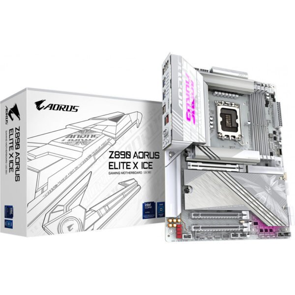 Motherboard GIGABYTE ATX Z890 AORUS ELITE X ICE Intel Z890 LGA 1851 (Socket V1)