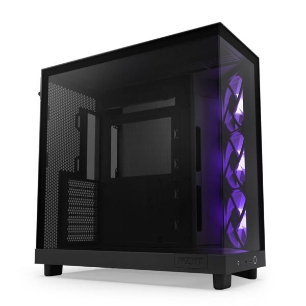 Caixa ATX NZXT H6 Flow RGB Vidro Temperado Preta