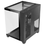 Caixa Micro-ATX Mars Gaming MC-3CM Vidro Temperado Triplo e Duas Câmaras Preta - Image 2