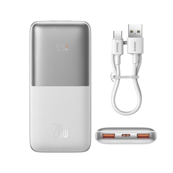 Powerbank Baseus Bipow Pro 20W 10000mAh Branca