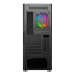 Caixa ATX Unyka ARMOR Gaming ARGB Preta 4x Ventoinhas 120 ARGB Incluídas - Image 5