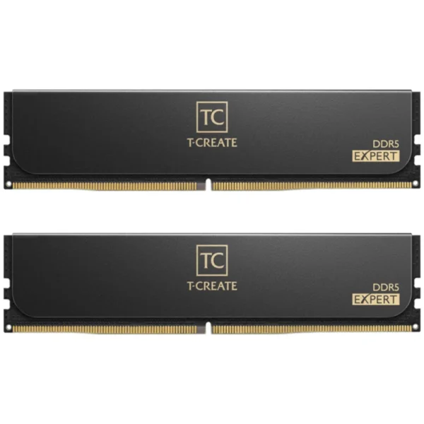 Memória Ram Team Group Kit 32GB (2 x 16GB) DDR5 6400MHz T-Create Expert Preto CL32