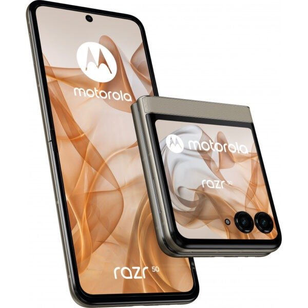 Smartphone Motorola razr 50 6.9" Dual SIM 5G 8GB 256GB Areia