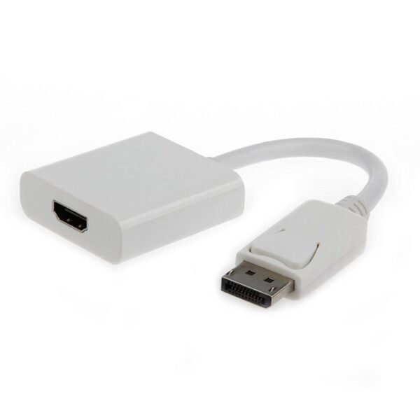Cabo Adaptador Gembird DisplayPort para HDMI Branco