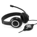 Headset Conceptronic USB com Controlador de Volume Pretos