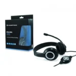 Headset Conceptronic USB com Controlador de Volume Pretos - Image 2