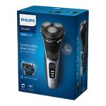Máquina de Barbear Philips Shaver 3000 Series S3243/12 Wet & Dry Preto/Azul - Image 2
