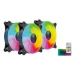 Ventoinha 120mm Mars Gaming MF3D ARGB Preta (Pack3) Kit - Image 2