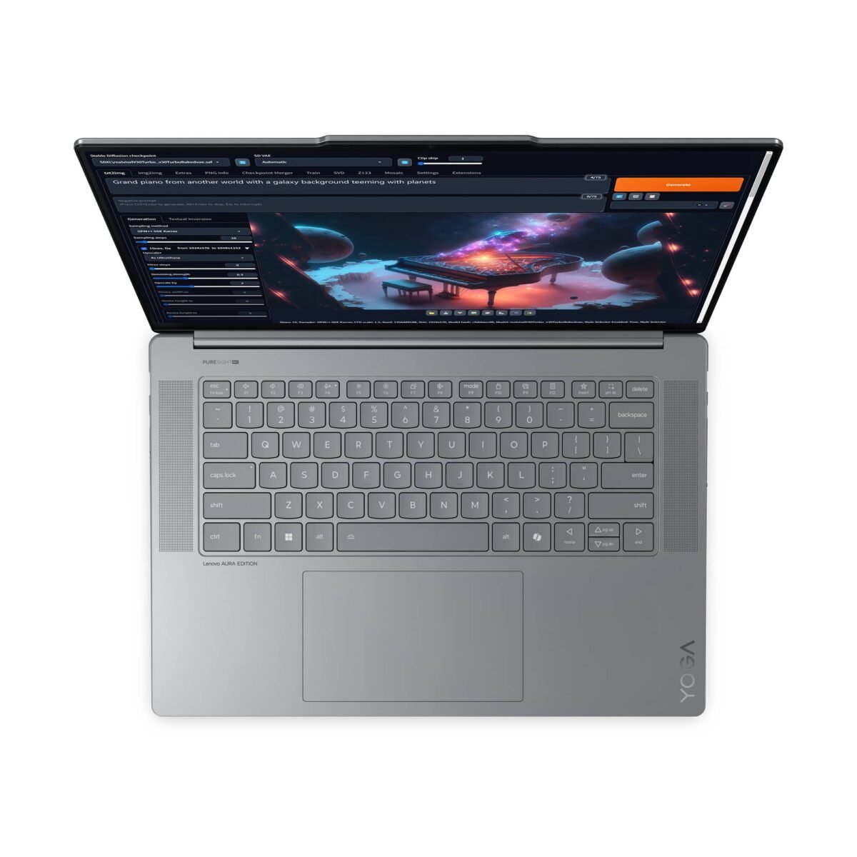 Portátil Lenovo Yoga Slim 7i Gen 9 Aura Edition Copilot AI 15ILL9-147 15.3" 2.8K WQXGA+ Touch Ultra 7 32GB 1TB W1H - Image 4