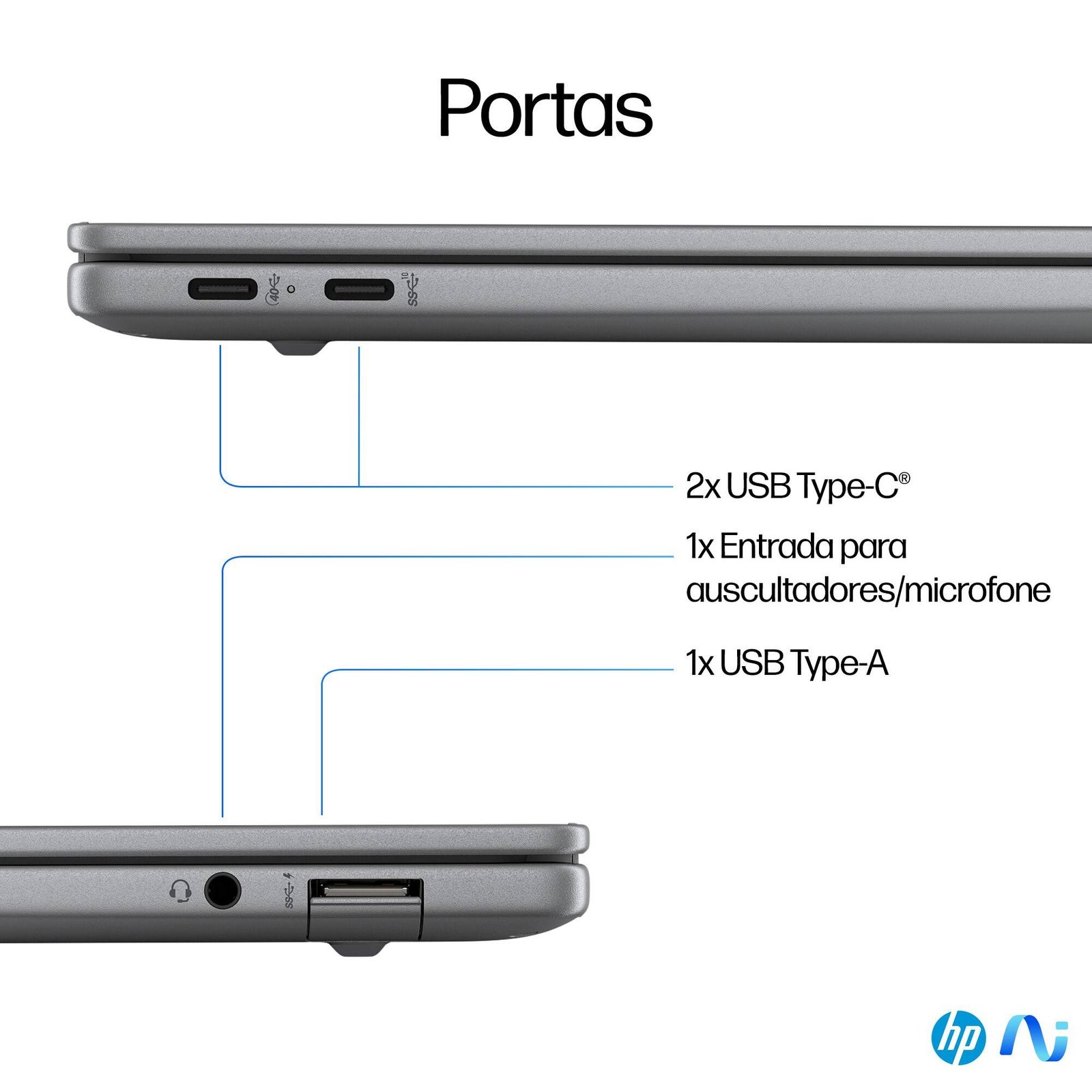 Portátil HP OmniBook X 14-fe0002np Copilot AI 14" Touch 2.2 K Snapdragon X Elite 32GB 1TB W11H - Image 10