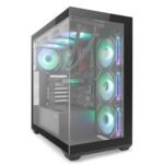 Caixa ATX Zolyd Rivexa Tempered Glass ARGB Preta - Image 3