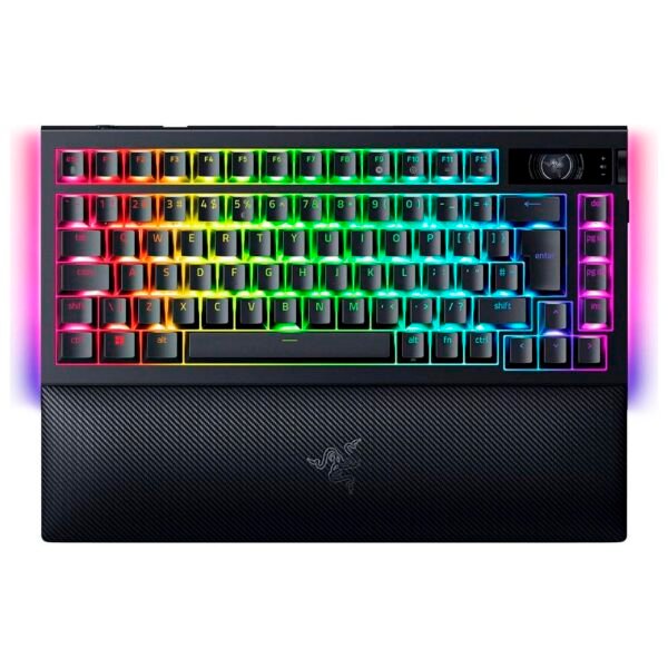 Teclado Mecânico Razer BlackWidow V4 Pro 75% US RGB Wireless/Bluetooth Tactile Switch Preto