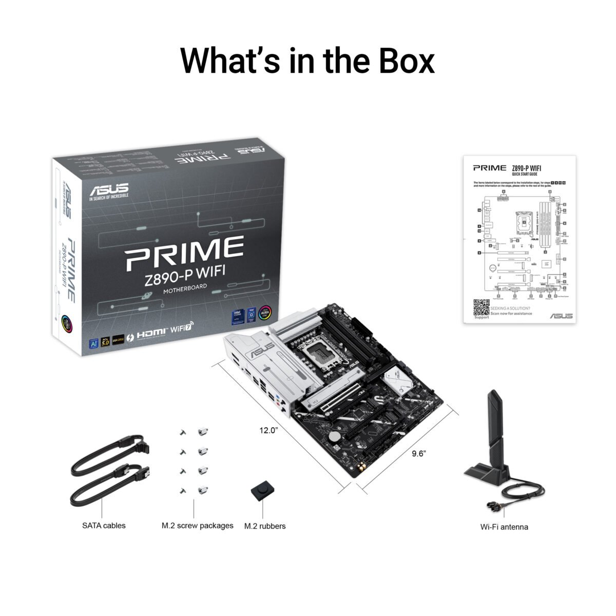 Motherboard ASUS PRIME Z890-P WIFI LGA 1851 DDR5 - Image 2