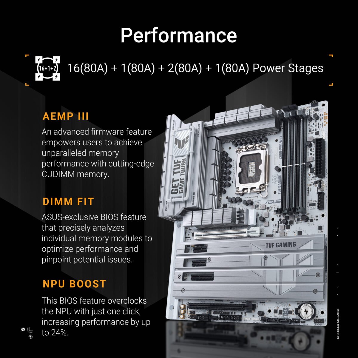 Motherboard ASUS TUF GAMING Z890-PRO WIFI LGA 1851 DDR5 - Image 5