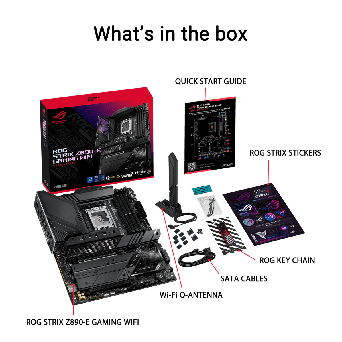Motherboard ASUS ROG STRIX Z890-E GAMING WIFI LGA 1851 DDR5 - Image 6