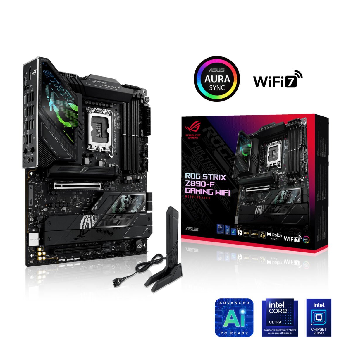 Motherboard ASUS ROG STRIX Z890-F GAMING WIFI LGA 1851 DDR5 - Image 1