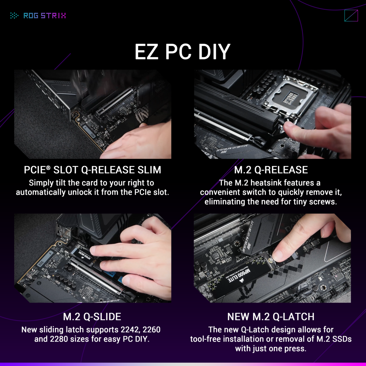 Motherboard ASUS ROG STRIX Z890-F GAMING WIFI LGA 1851 DDR5 - Image 2