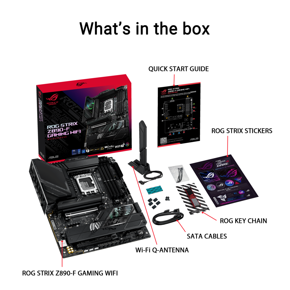 Motherboard ASUS ROG STRIX Z890-F GAMING WIFI LGA 1851 DDR5 - Image 6